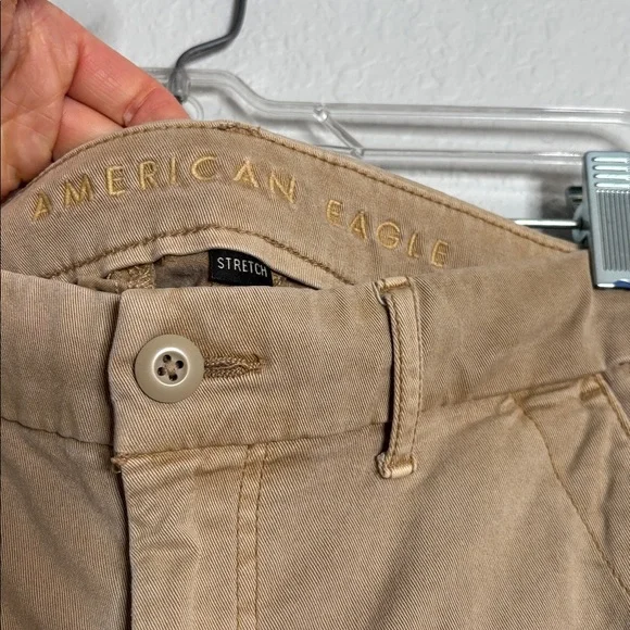 American Eagle Outfitters Women’s Tan Wide Leg Skater Pants size 6 - Picture 2 of 6